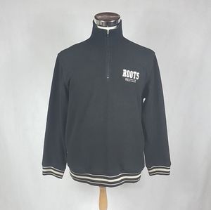 Vtg Roots Athletics Canada Sherpa Fleece Pullover